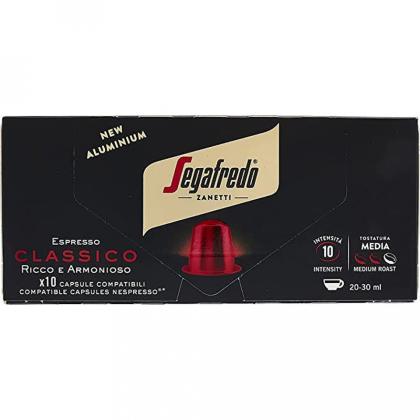 Капсулы для кофе-машин "Segafredo", 10 порц, Classico Nespresso