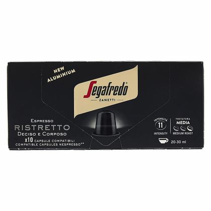 Капсулы для кофе-машин "Segafredo", 10 порц, Ristretto Nespresso