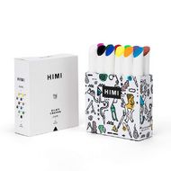 Мелки восковые 12 шт. "Himi Silky Crayon" ассорти