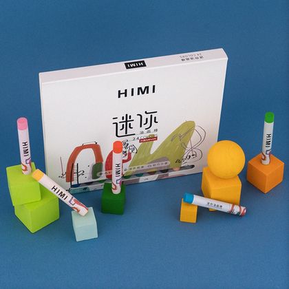 Пастель масляная "Himi Mini" набор 12 цв.