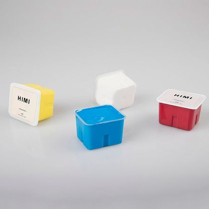 Краски гуашевые "Himi Jelly Cup", набор 24 цв., 30 мл, кювета, зеленый футляр