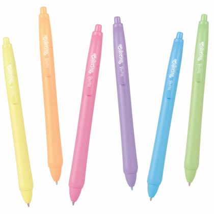 Ручка шарик."Pastel" 0,7 мм., пласт., ассорти, стерж. синий
