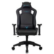 Кресло игровое Бюрократ Knight Outrider Smile черный эко.кожа с подголов. крестовина пластик