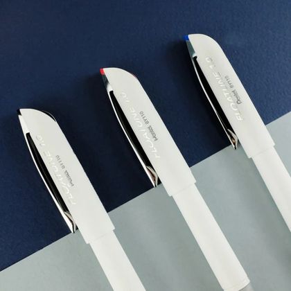 Ручка роллер "Floatune" 0,8 мм, пласт., белый, стерж. синий