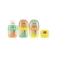 Точилка на 1 отв. "Capsule New Look" с ластиком, ассорти