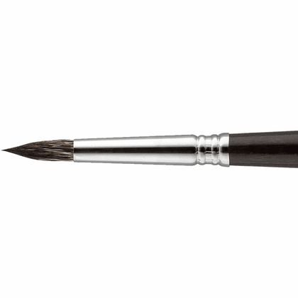 Кисть "Escoda Vintage" синтетика, черный, круглая, №0