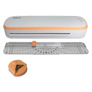Ламинатор A4 Office Kit L2307R, бело-оранжевый (125мик, 27,8см/мин, резак, линейка)