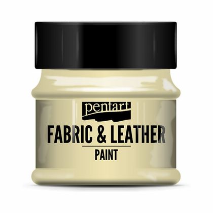 Краски д/текстиля "Pentart Fabric & Leather paint" бордовый, 50 мл, банка