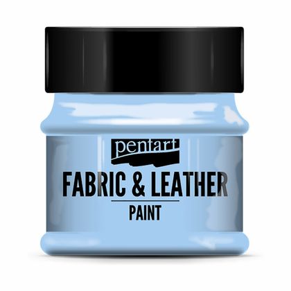 Краски д/текстиля "Pentart Fabric & Leather paint" фиолетовый, 50 мл, банка