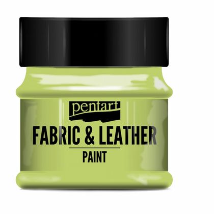Краски д/текстиля "Pentart Fabric & Leather paint" розовый, 50 мл, банка