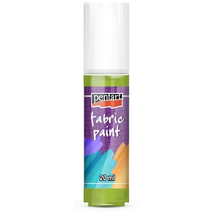 Краски д/текстиля "Pentart Fabric paint" зеленое яблоко, 20 мл, банка