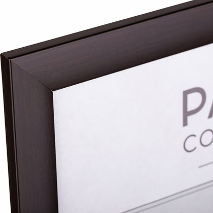 Фоторамка 15*21 см, 25 мм "OfficeSpace №10" пласт., со стеклом, венге