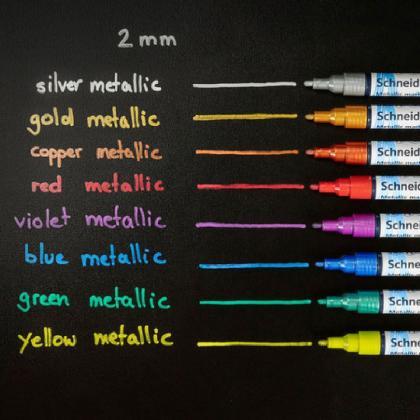 Набор маркеров "Paint-It 011 Set 2" 4 шт., ассорти металлик
