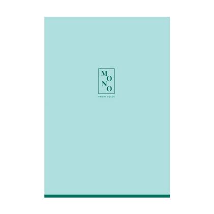 Тетрадь А4 96 л., клет. "Monocolor. Mono" скоба сбоку, обл. карт., ассорти