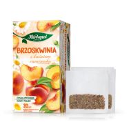 Чайный напиток "Herbapol" 20*2,3 г., фруктово-травяной, со вкусом персика и ромашки