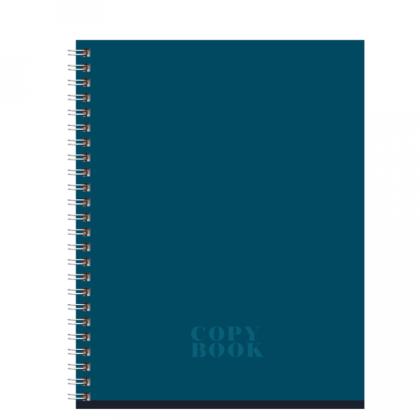 Тетрадь А5 48 л., клет. "Monocolor. Dark" скоба сбоку, обл. карт., ассорти