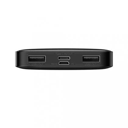 Внешний аккумулятор Baseus, PPBD050001, Bipow Digital Display Power Bank 10000mAh 15W, PPBD10, Black 