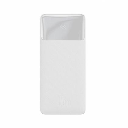 Внешний аккумулятор Baseus, PPBD050102, Bipow Digital Display Power Bank 20000mAh 15W, PPBD20, White