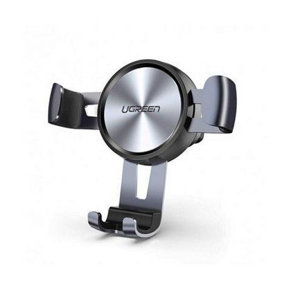 Держатель для телефона UGREEN LP130-50564, Gravity Drive Air Vent Car Mount Phone Holder, в воздуховод, гравитационный, Gray