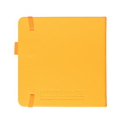 Скетчбук "Sketchmarker" 12*12 см, 140 г/м2, 80 л., синий неон