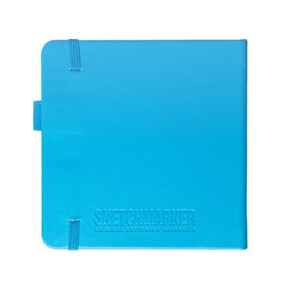 Скетчбук "Sketchmarker" 12*12 см, 140 г/м2, 80 л., оранжевый неон