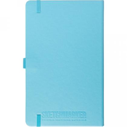 Скетчбук "Sketchmarker" 9*14 см, 140 г/м2, 80 л., синий неон