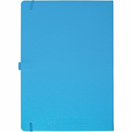 Скетчбук "Sketchmarker" 21*29,7 см, 140 г/м2, 80 л., синий неон
