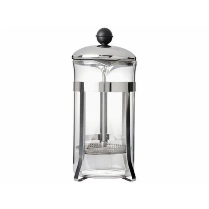 Кофейник «Сooper» c 2-мя стаканами стекло/металл, прозрачный/серебристый/черный