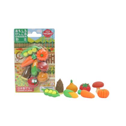 Ластик "IWAKO Vegetables", блистер