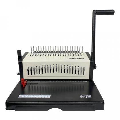 Перфобиндер Office Kit B2125N (пласт.пружина до 51мм, перф.до 25 листов, отключаемые ножи, регулировка отступа)