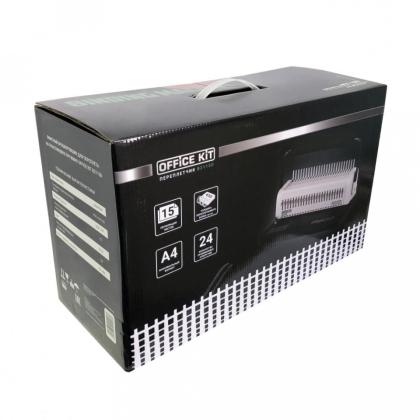 Перфобиндер Office Kit B2115D (пласт.пружина до 51мм, перф.до 15 листов)
