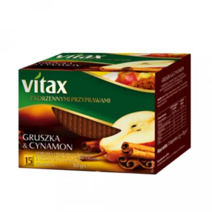 Чайный напиток "Vitax" 15*2 г., фруктовый, со вкусом апельсина и гвоздикой