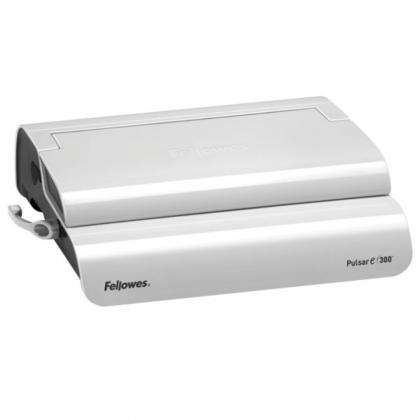 перфобиндер Fellowes® PULSAR-E на пластиковую пружину, сшивает до 300 лст., перфорирует 20 лст.