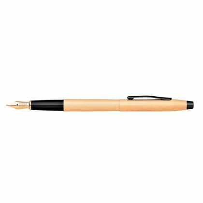 Ручка перьевая F "Classic Century Brushed Rose-Gold PVD" метал., подарочн. упак., розовое золото/черный