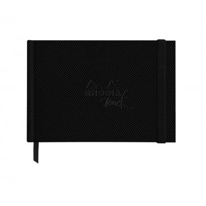 Скетчбук "Rhodia Touch" 14,8*10,5 см, 300г/м2 , 20л, 100% хлопок, хол. пресс,  черный