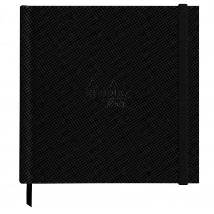 Скетчбук "Rhodia Touch" 21*21 см, 300г/м2 , 20л, 100% хлопок, гор. пресс, черный