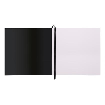 Скетчбук "Rhodia Touch" 21*21 см, 300г/м2 , 20л, 100% хлопок, гор. пресс, черный