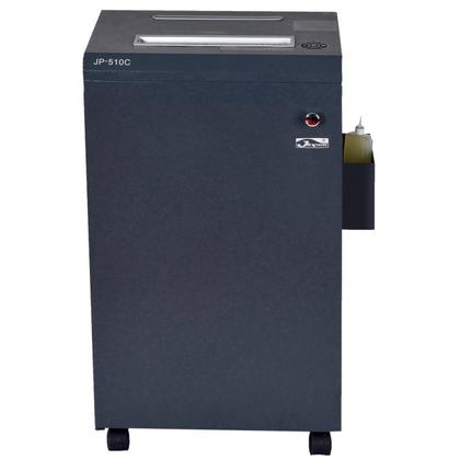 Уничтожитель Jinpex JP-510C (A3, 310мм, P-4, 4x30мм, до 32 листов, 80 литров, диски, карты, скобы, скрепки, раб.цикл >30 мин.)