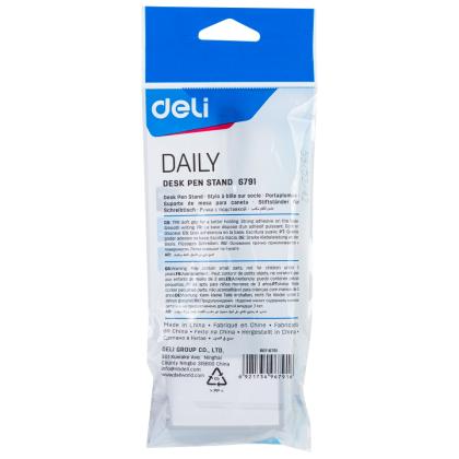 Ручка гелевая на подставке "Daily" пласт., синий, стерж. синий