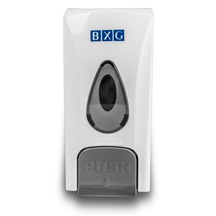 Диспенсер BXG SD-1178 для мыла жидкого 0,5л, пластик, цв.белый