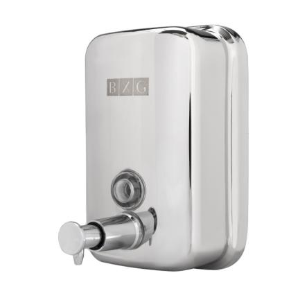 Диспенсер BXG SD H1-500 для мыла жидкого 0,5л, металл, глянцевый
