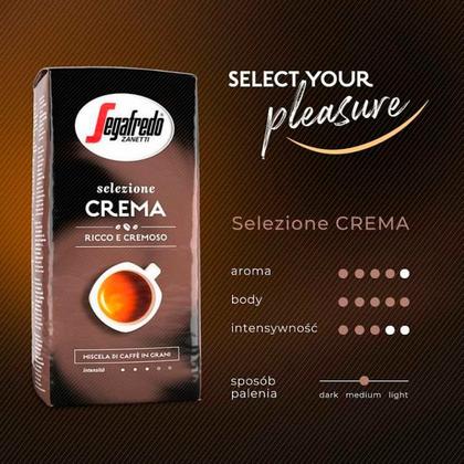 Кофе "Segafredo" в зерне, 1000 гр., пач., Selezione Crema