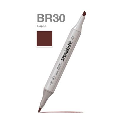 Маркер перм., худ. "Sketchmarker" двухсторонний, BR30 бордо