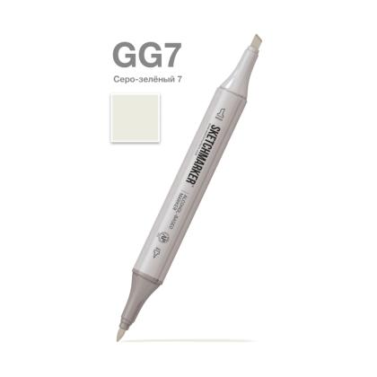 Маркер перм., худ. "Sketchmarker" двухсторонний, GG7 серо зеленый 7