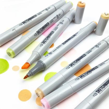 Маркер перм., худ. "Sketchmarker" двухсторонний, GG9 серо зеленый 9