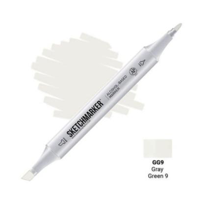 Маркер перм., худ. "Sketchmarker" двухсторонний, GG9 серо зеленый 9