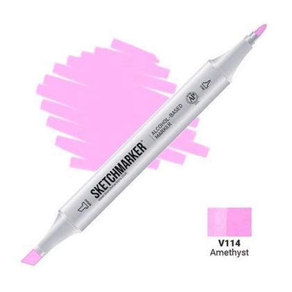 Маркер перм., худ. "Sketchmarker" двухсторонний, V114 аметист