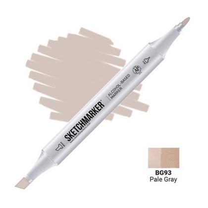 Маркер перм., худ. "Sketchmarker" двухсторонний, BG93 бледный серый