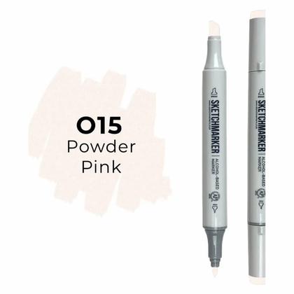 Маркер перм., худ. "Sketchmarker" двухсторонний, O15 розовая пудра