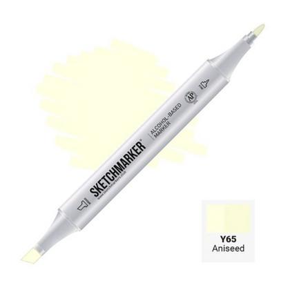 Маркер перм., худ. "Sketchmarker" двухсторонний, Y65 анис